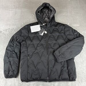 Armani Exchange Duck Down Puffer Jacket Mens XL Black Quilted $320 New NWT